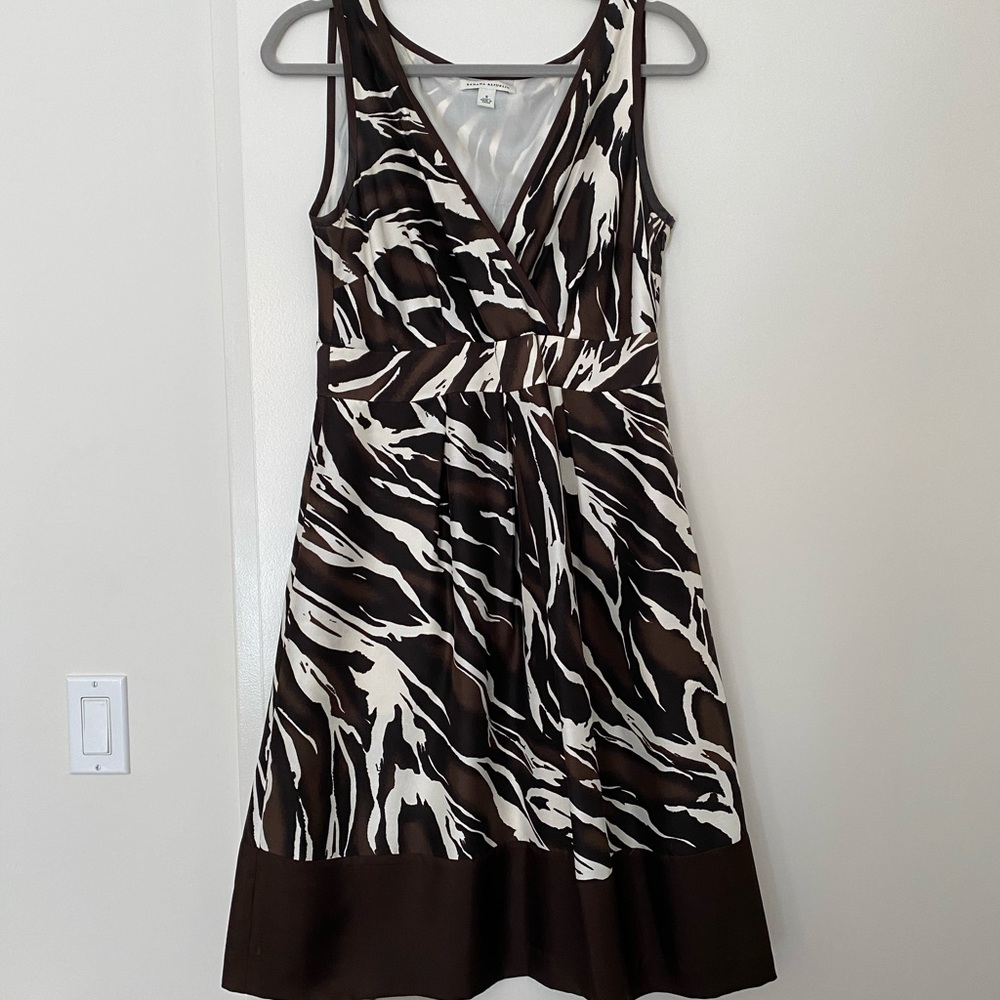 Banana Republic surplice bodice fit & flare dress